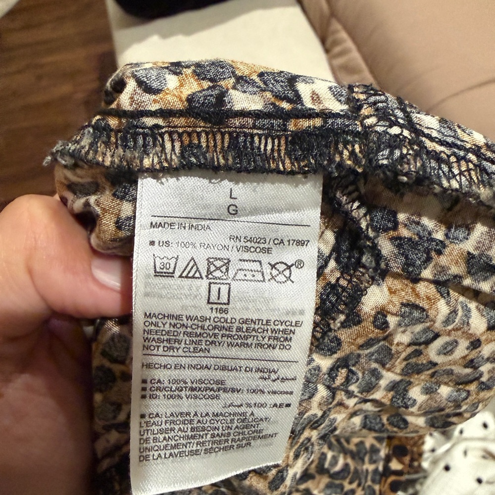 Leopard Print Ruffle Dress - Picture 4 of 4